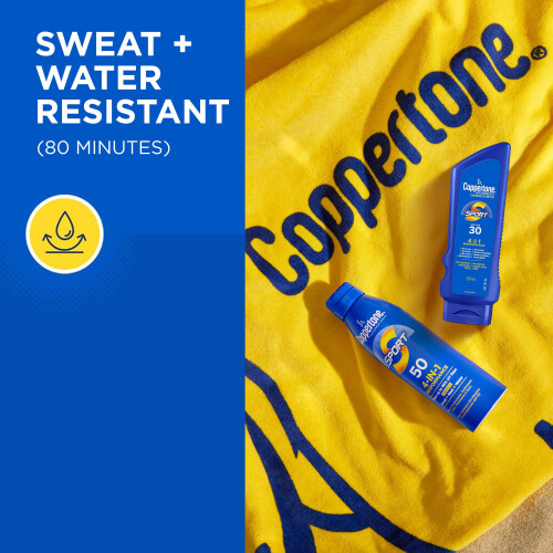 Coppertone Sport Solskyddsspray SPF 30, Vattenresistent 5.5 Oz 2