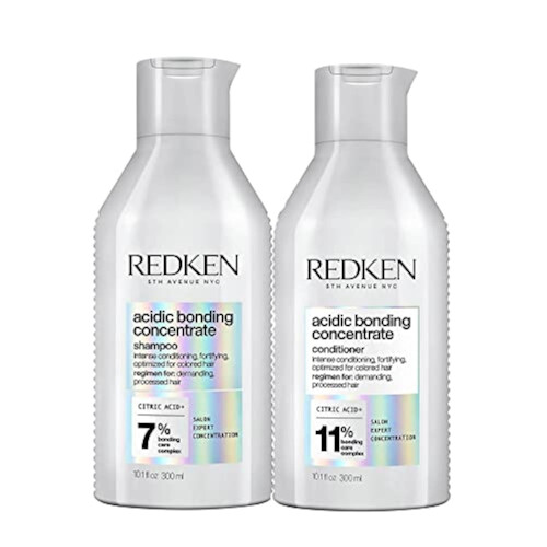 REDKEN Acidic Bonding Concentrate Shampoo 300ml and Conditioner 300ml Duo