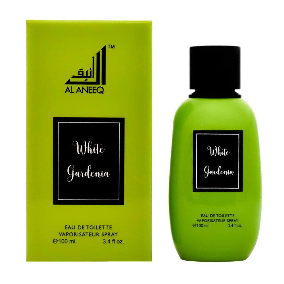 Al Aneeq White Gardenia Perfume Spray - Single Note Floral Eau De Toilette (Edt) For Ladies (100Ml)