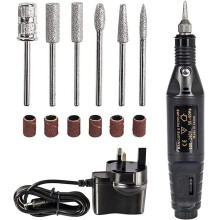 Electric Nail File for Thick Toe Nails,Electric Nail Drill Nail Files Professional Adjustable Speed Electric Nail Drill Portable Nail Drill for Gel