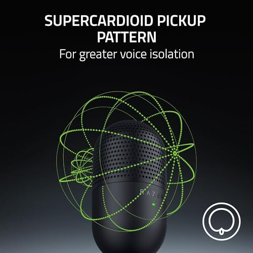 Razer Micrófono - Razer - Seiren V3 Mini - Supercardioide - USB - Compacto y ligero 2