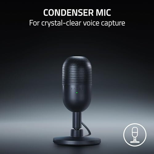 Razer Micrófono - Razer - Seiren V3 Mini - Supercardioide - USB - Compacto y ligero 1