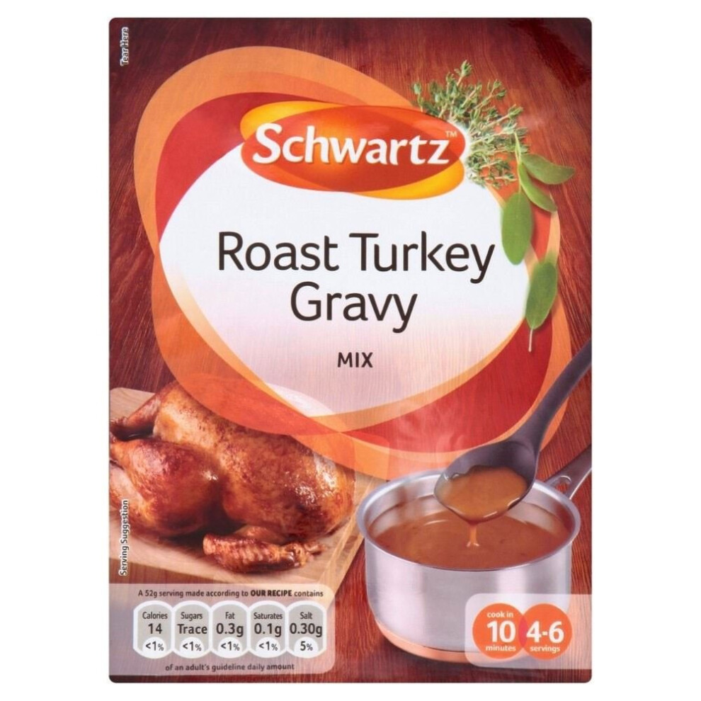 Schwartz Roast Turkey Gravy Mix (25G) - Pack Of 6