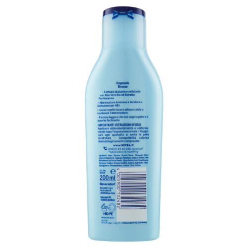 NIVEA Sun Milk After Sun Tanning Bronze Prolonged 200 ml 2