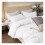 (Super King) Soft Double Sided Duvet Cover White Bedding Sets 3