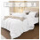 (Super King) Soft Double Sided Duvet Cover White Bedding Sets 4