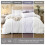 (Super King) Soft Double Sided Duvet Cover White Bedding Sets 7