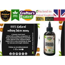 Craftor's Natural Dark Jamaican Black Castor Oil 150 ml UK Best Brand
