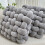 (grey) 2pcs Soft & Plush Knotted Throw Pillow - Square Shaped, Home Decorative Cushion 1