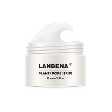 LANBENA Blackhead Remover Cream with 60 Pore Strips