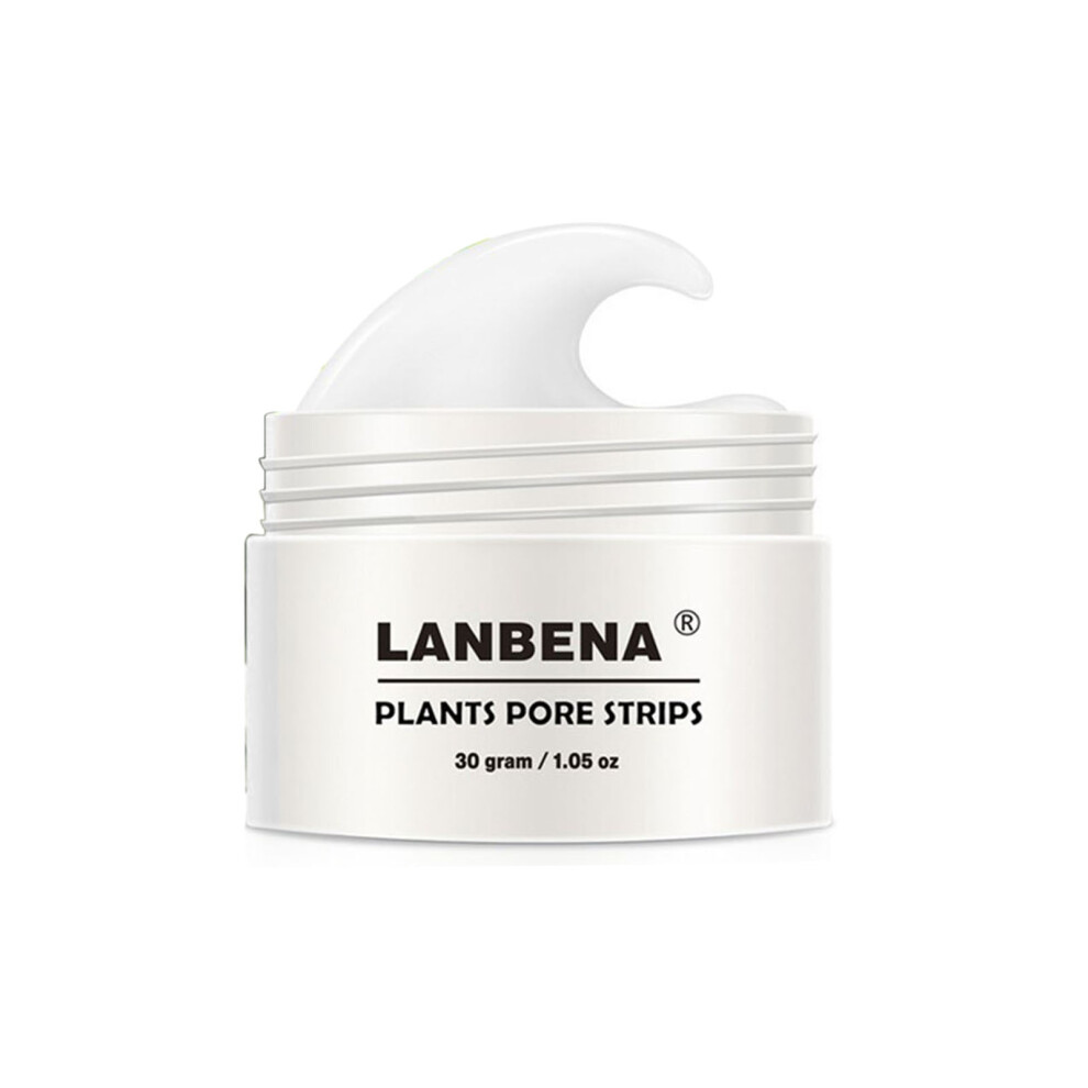 LANBENA Blackhead Remover Cream with 60 Pore Strips