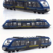 (Blue) 1:55 Alloy High-speed Rail Harmony Model Alloy Car Toy Subway Sliding Car