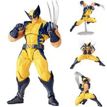 Anime X-men Wolverine Action Figures Toys 16cm Model Revoltech Amazing Yamaguchi Desk Decor