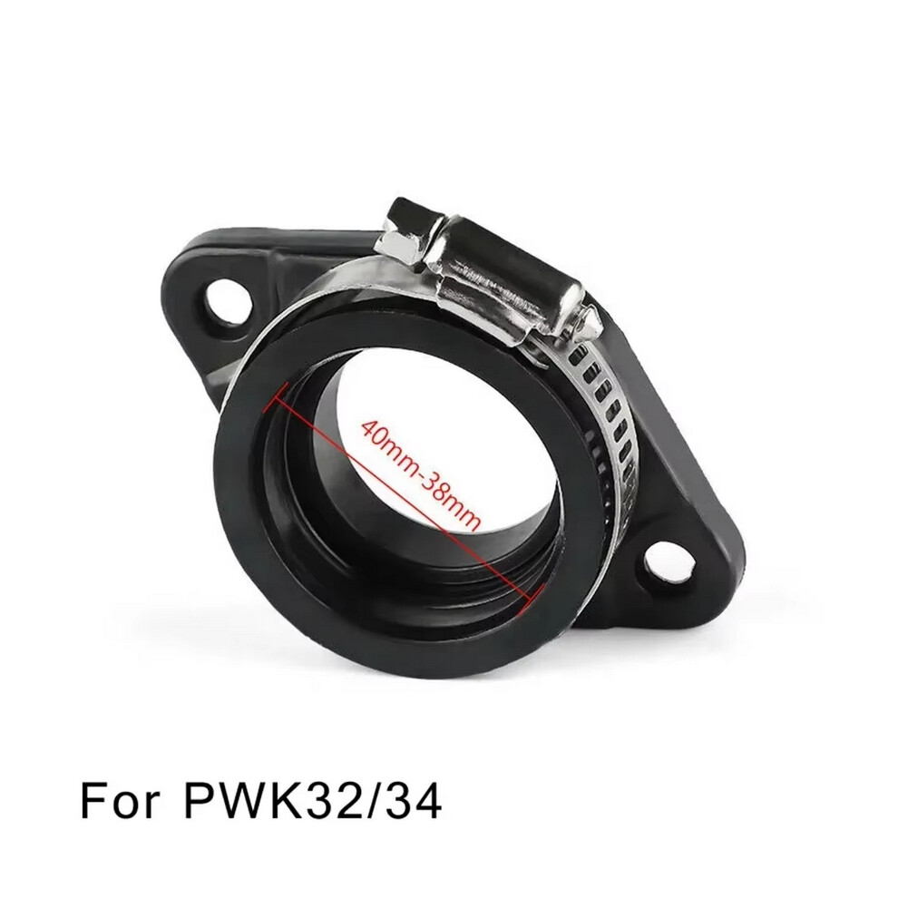 32Mm 34Mm Carb Flange Intake Adapter Manifold Boot For Mikuni 30-34 Carburetors Direct Replacement 6902324548777