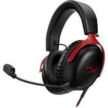 HyperX Cloud III Wired Gaming Headset, PC, PS5, Xbox Series XS, Angled 53mm Drivers