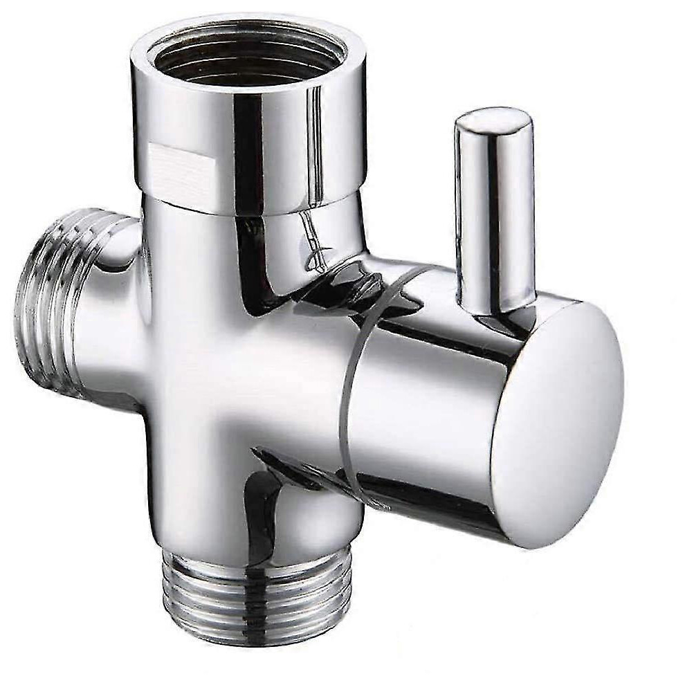 3-Way Brass Diverter Valve G1/2" For Shower With Rubber Washer - Replacement Part For Bathroom 3247719392331