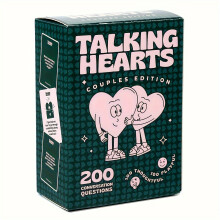 (Talking Heart) Talking Heart Conversation Cards - Couple Card Game for Date Nights & Travel Adventures