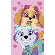 SKYE EVEREST PAW PATROL -lastenpyyhe, puuvillaa, 30 x 50 cm kasvoille ja käsille