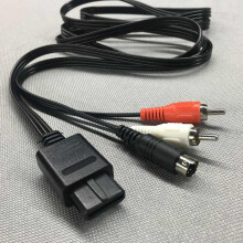 (S-terminal three row cable) S-VIDEO AV Cable for NGC N64 SFC Game Console