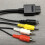 (Coarse circular SAV cable) S-VIDEO AV Cable for NGC N64 SFC Game Console 6