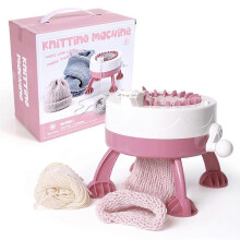 DIY Knitting Machine for Small Hats and Scarves - 22 Needles, Starry Tube, Playful Wool and Yarn Crafting Tool