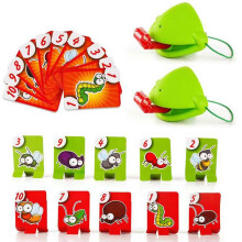 Safe and Durable Role-playing Game Tongues Kid Toy Chameleon Mask - Perfect for Creative Interactive Play - Green ABS Material