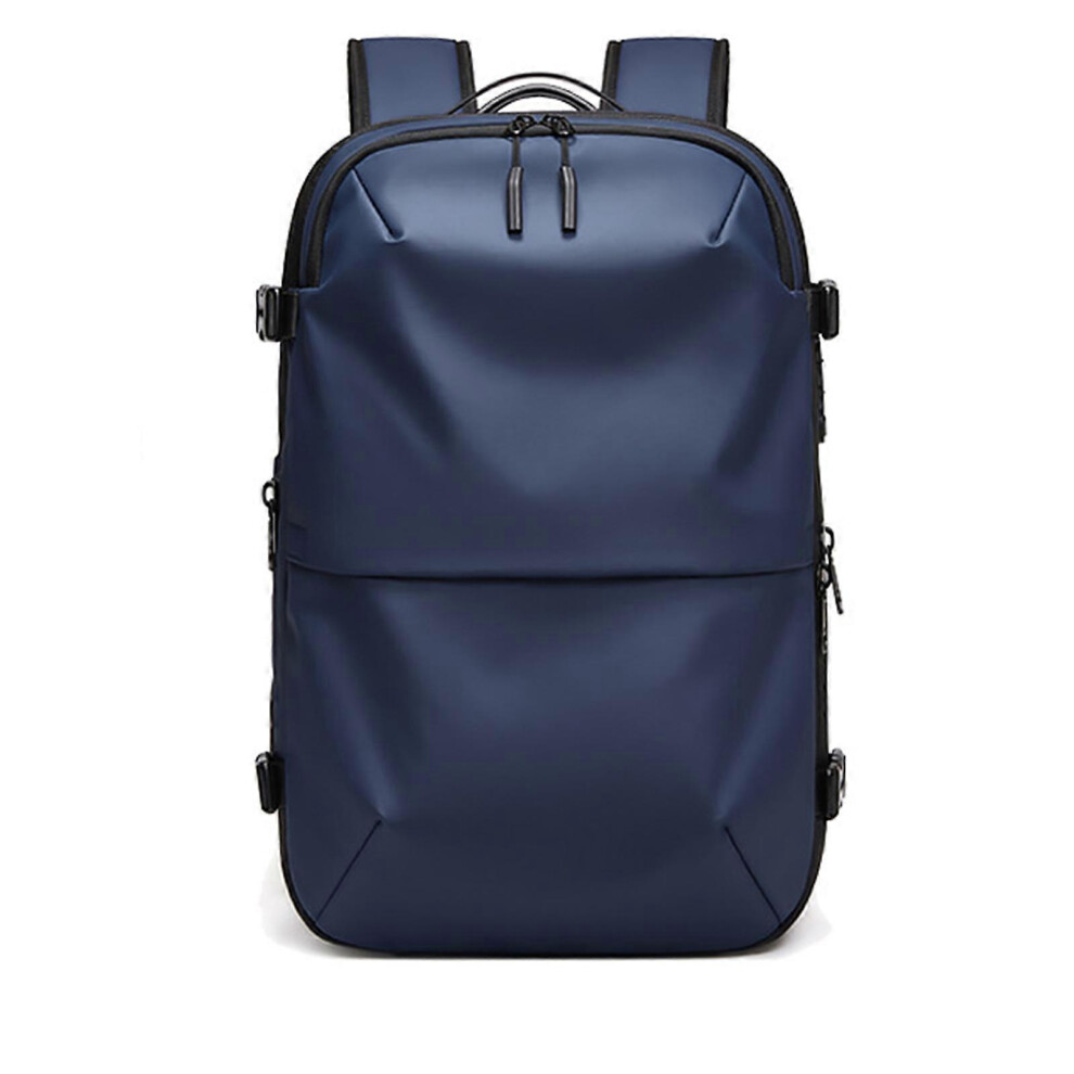 (Blue) Vacpack Backpack, Expandable Backpack with Vacuum Compression Travel Backpack;