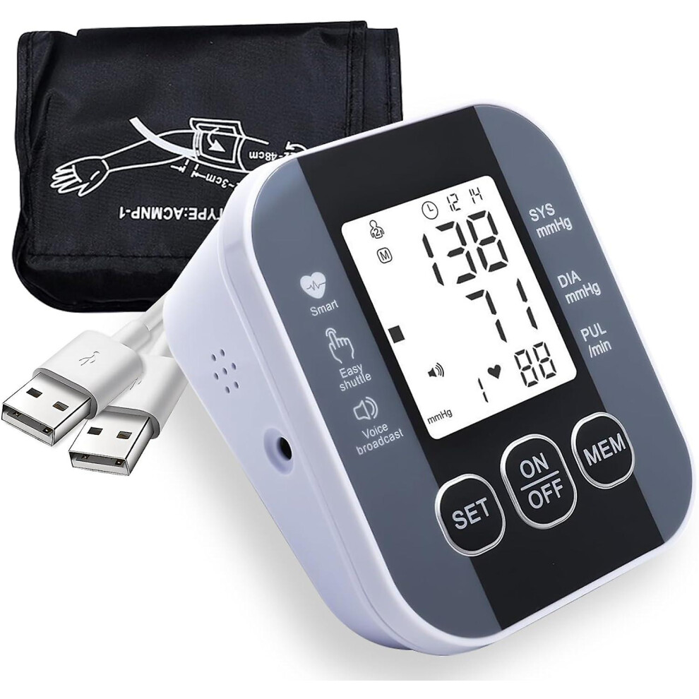 Blood Pressure Monitor Large Cuff Blood Pressure Machine Medical BP Monitor Upper Arm BP Cuff