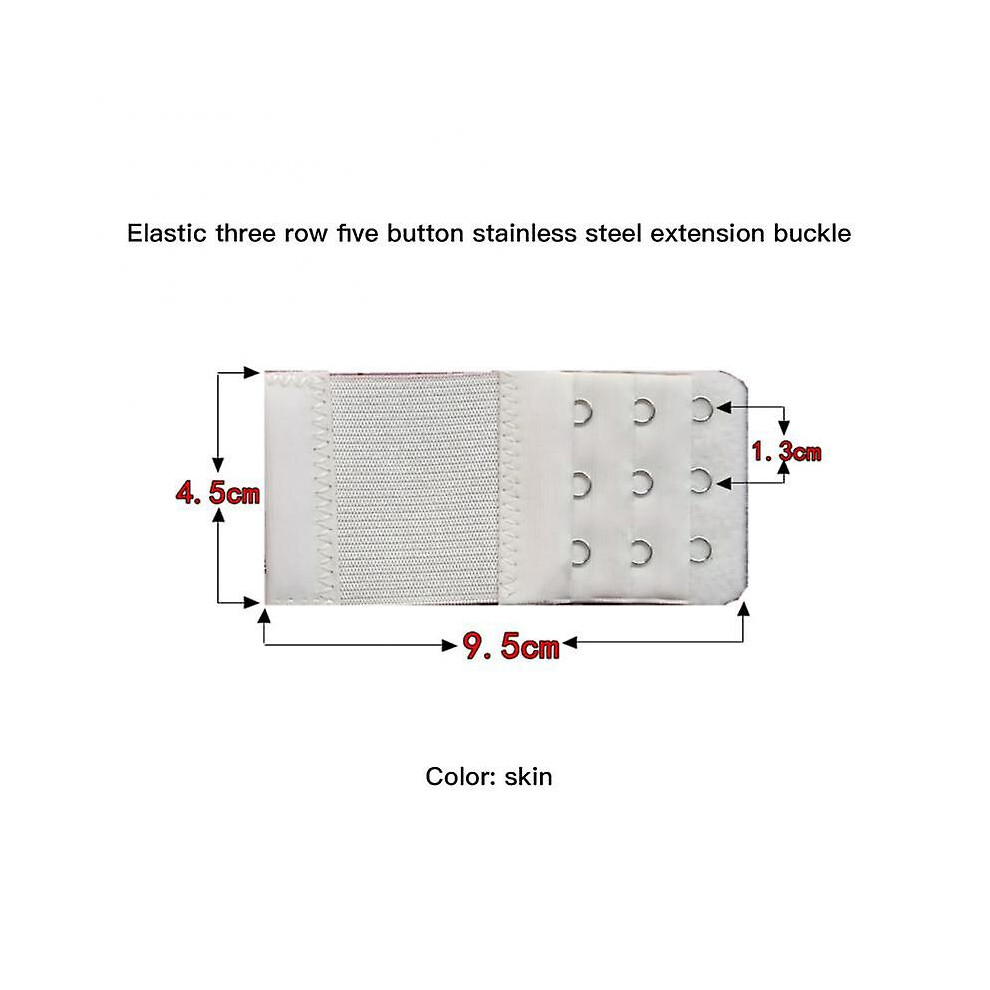 3/5 Pcs Elastic Bra Extenders Strap Extension 2/3/4 Hooks Women Intimates Lengthened Bra Hook Extenders Bra Intimates Accessory