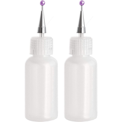 Crafter's Companion CC-TOOLGLUEAP2 Fine Tip Glue Applicator (2PC), White, One Size