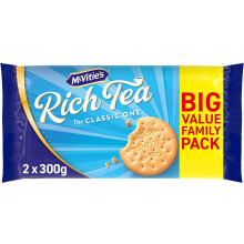 (Pack Of 2) McVitie's Rich Tea The Classic One Twin Pck 2x300g