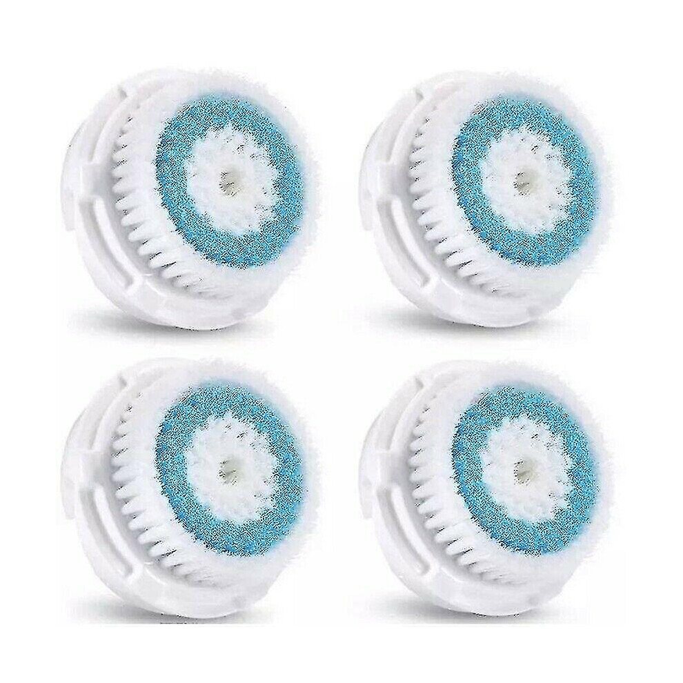 4-pack Deep Pore Replacement Facial Brush Heads For Clarisonic Mia 1 Mia2