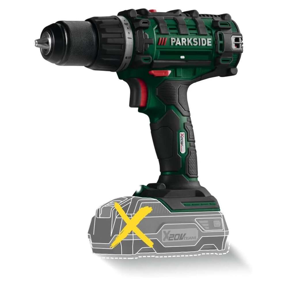 Parkside Pabs 20-Li X20v Cordless Drill In Transport Case (Without Battery And Charger) 8000000001962