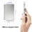 (White) Foldable Wireless Keyboard Ultra Slim Touchpad Bluetooth Keyboard Rechargeable Folding Keyboard for Tablet Laptop 3