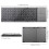 (White) Foldable Wireless Keyboard Ultra Slim Touchpad Bluetooth Keyboard Rechargeable Folding Keyboard for Tablet Laptop 2