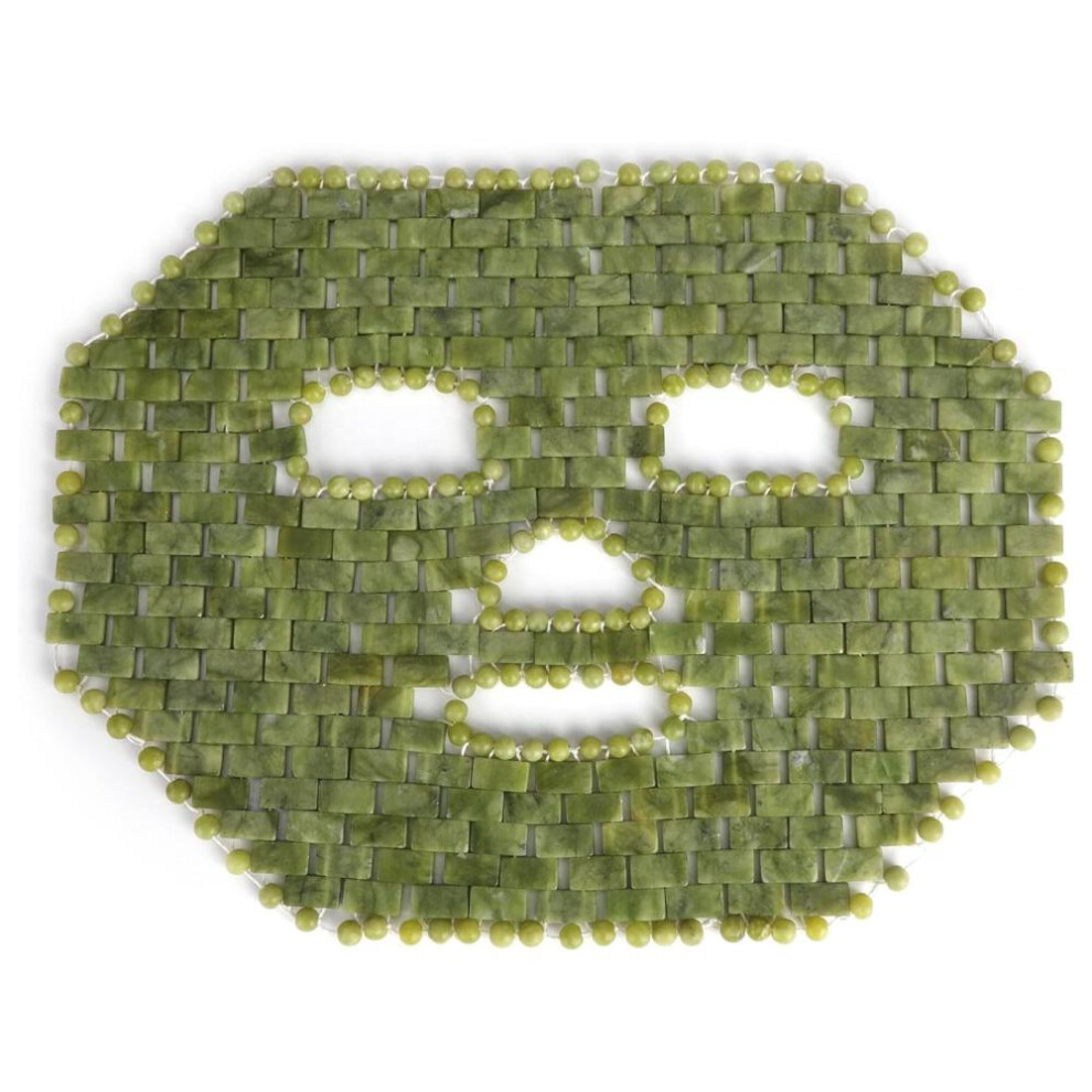 Jade Mask,100% Natural Stone Facial Mask For Spa Skincare Beauty Tools For Puffy Eyes Dark Circles