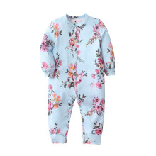 (photo 78, 6-12M/70cm) Spring and autumn infant baby onesie long-sleeved button romper flat-foot crawling clothes Baby Swaddle