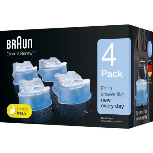 Braun Braun 4 pack Cleaning cartridge