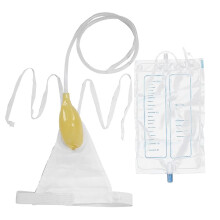 Male Urinal Pee Holder, Reusable Portable Urine Bag Collector 1000ml Men Urinal Male Urination Device Funnel Urine
