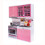 Pink Kitchen Room Set Play House Toys 3