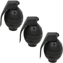 Pack Of 3 Kids Army Toy Hand Grenades With Flashing Light