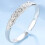 925 Sterling Silver Elegant Peacock Bracelet Bangles for Women 4