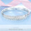 925 Sterling Silver Elegant Peacock Bracelet Bangles for Women 5