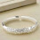 925 Sterling Silver Elegant Peacock Bracelet Bangles for Women 1