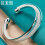 925 Sterling Silver Large Reticulated Smooth Unisex Bangle Bracelet 1