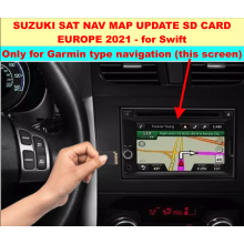 SD Card Map for Suzuki Swift - GPS Navigation Update 2021 UK