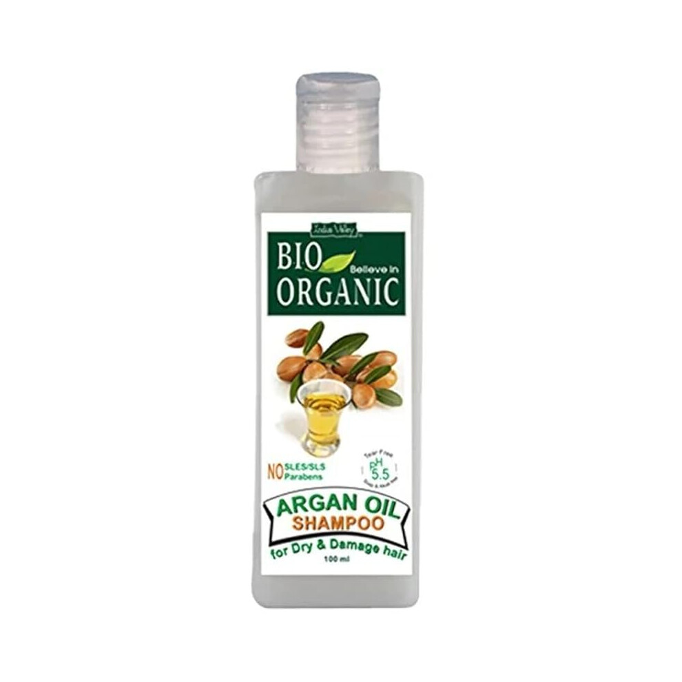 Indus Valley Light Argan Oil Shampoo For Dry & Damaged Hair 100Ml