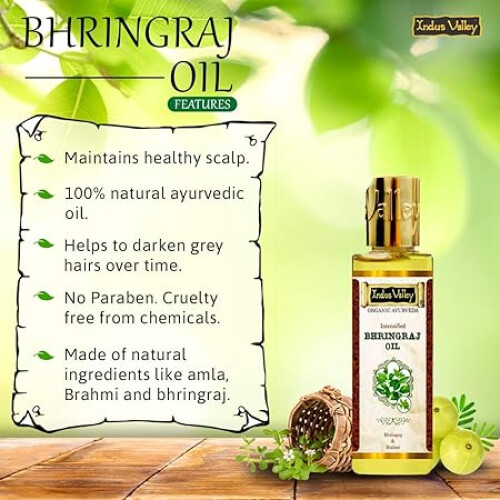 Huile de Bhringraj de la vallée de l'Indus - (100 ml) 1