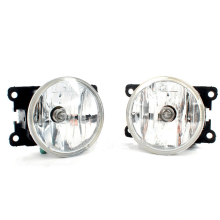 Paire de phares antibrouillard pour Peugeot 208 (2012-2019) avec ampoules - Noir/Transparent - Réf 9675450980 9410269911