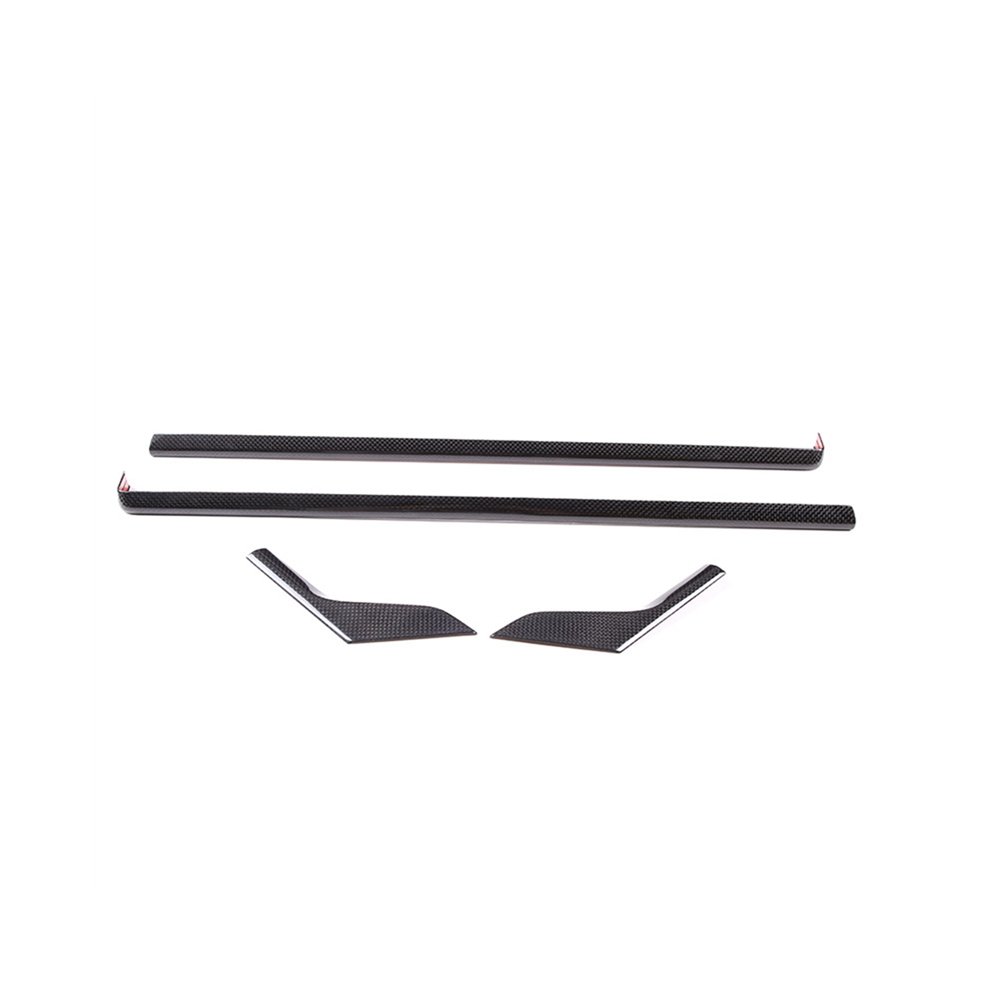 Rivestimento Del Pannello Della Striscia Della Porta Interna Dell'auto In Fibra A Secco Per 911 2019 2020 2021 2022 Accessori-image